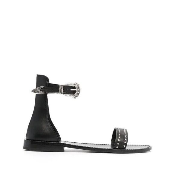 New Zadig & Voltaire Ever Alta Flat Sandals Size 40 - Picture 1 of 9